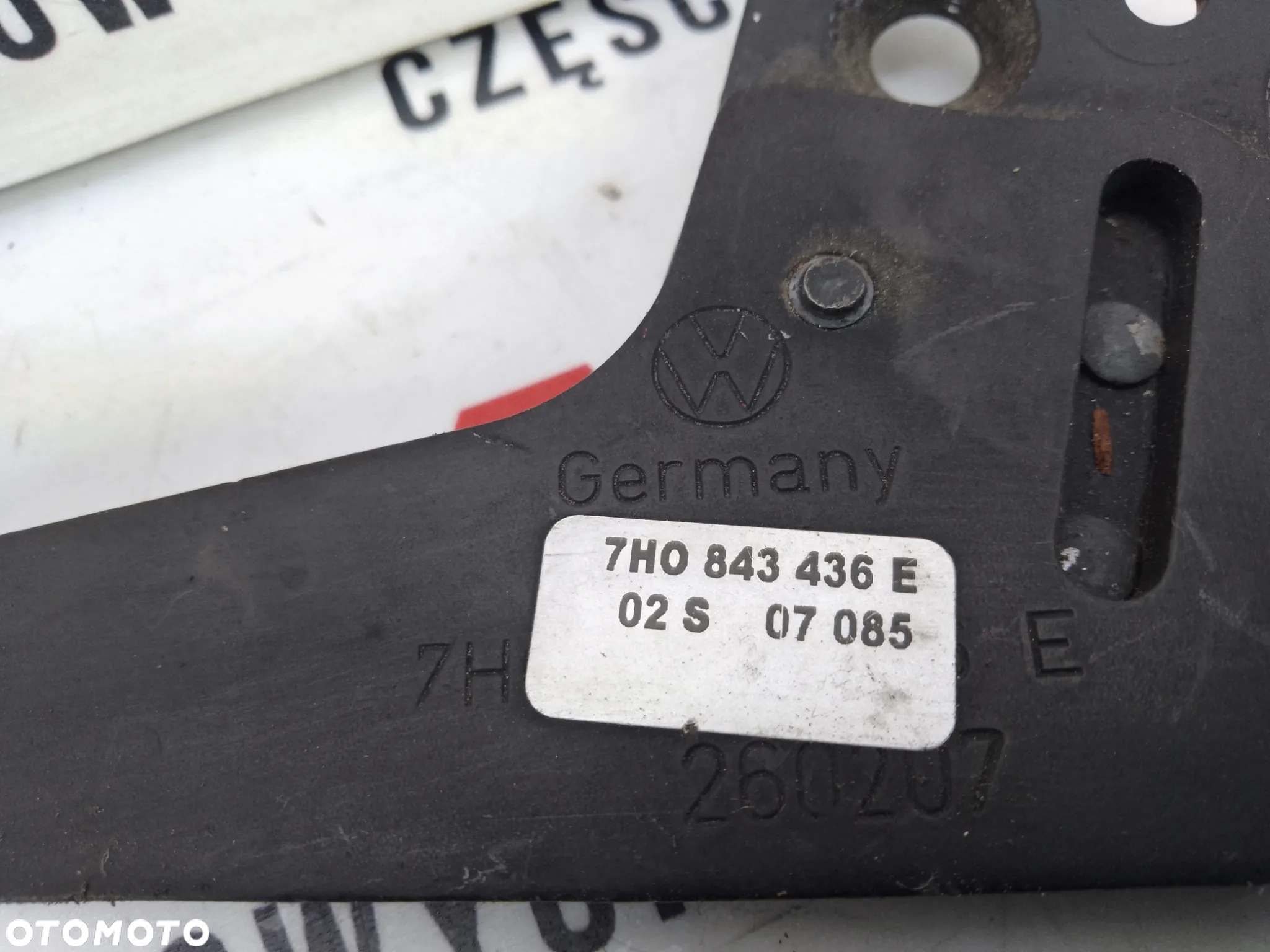 Wózek Rolka Górna Drzwi Przesuwnych Prawych Vw Transporter T5 7H0843436E - 2