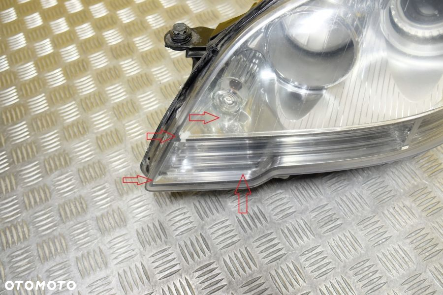 MERCEDES ML II W164 LIFT 2008- REFLEKTOR LAMPA XENON L USA - 5