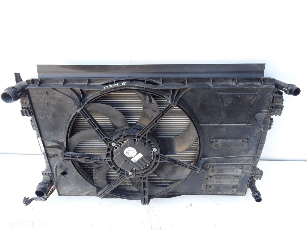 KOMPLET CHŁODNIC + WENTYLATOR 5Q0959455BE 1.5 TSI OCTAVIA III GOLF VII A3 - 6