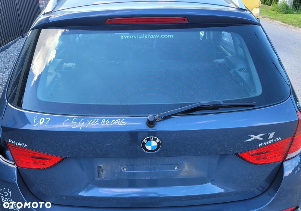 KLAPA BAGAŻNIKA BMW X1 E84 B07 GRAPHITEBLAU ORG LAKIER C54