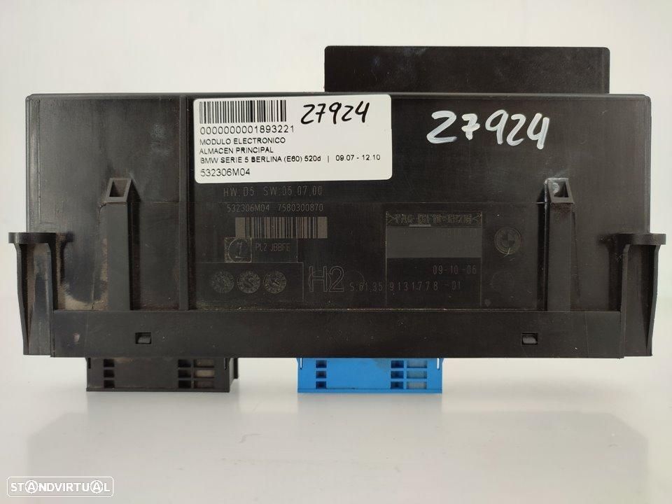 MÓDULO ELETRÓNICO BMW SERIE 5 BERLINA E60 - 1