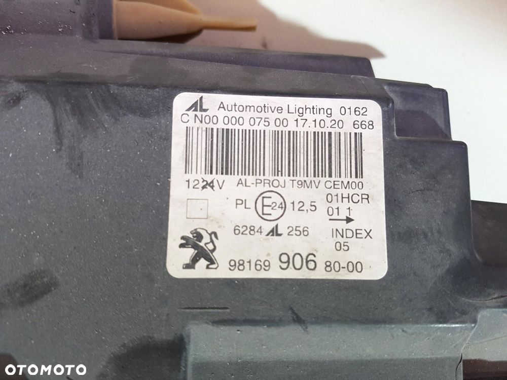 PEUGEOT 308 II 2 T9 LIFT LAMPA PRZÓD PRZEDNIA LEWA 9816990680 EURO ORYGINAŁ - 7