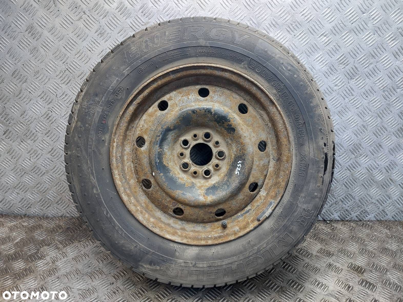 KOŁO ZAPASOWE ZAPAS 5x98 6,5Jx15 ET31 FI58,1 205/65R15 CITROEN EVASION - 1