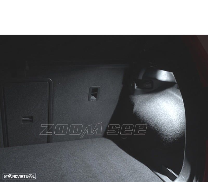 KIT COMPLETO 12 LAMPADAS LED INTERIOR PARA VOLKSWAGEN VW POLO MK5 POLO 6R 09-17 - 5