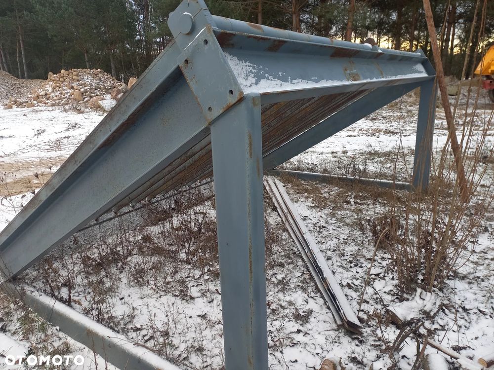 Przesiewacz, krata przesiewająca do kamienia brukarskiego 25 cm  , gruzu betonowego -możliwość założenia na samochód lub przyczepę - likwidacja firmy - 6