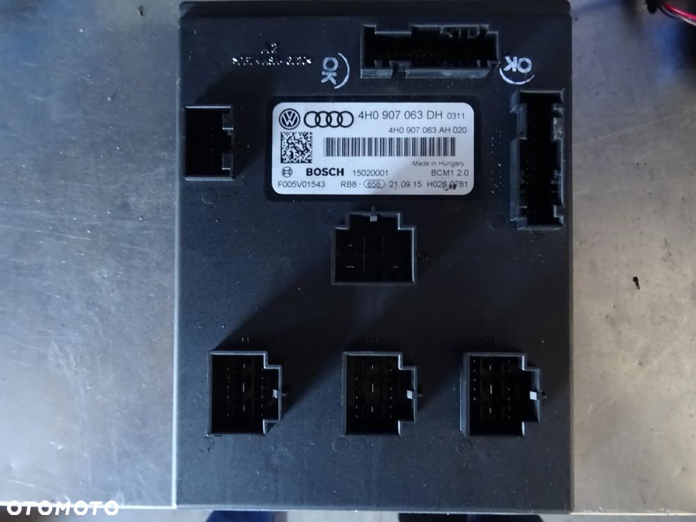 4H0907063DH Sterownik modul komfortu BCM Audi A6 C7 A7 A8 D4 czesci - 1