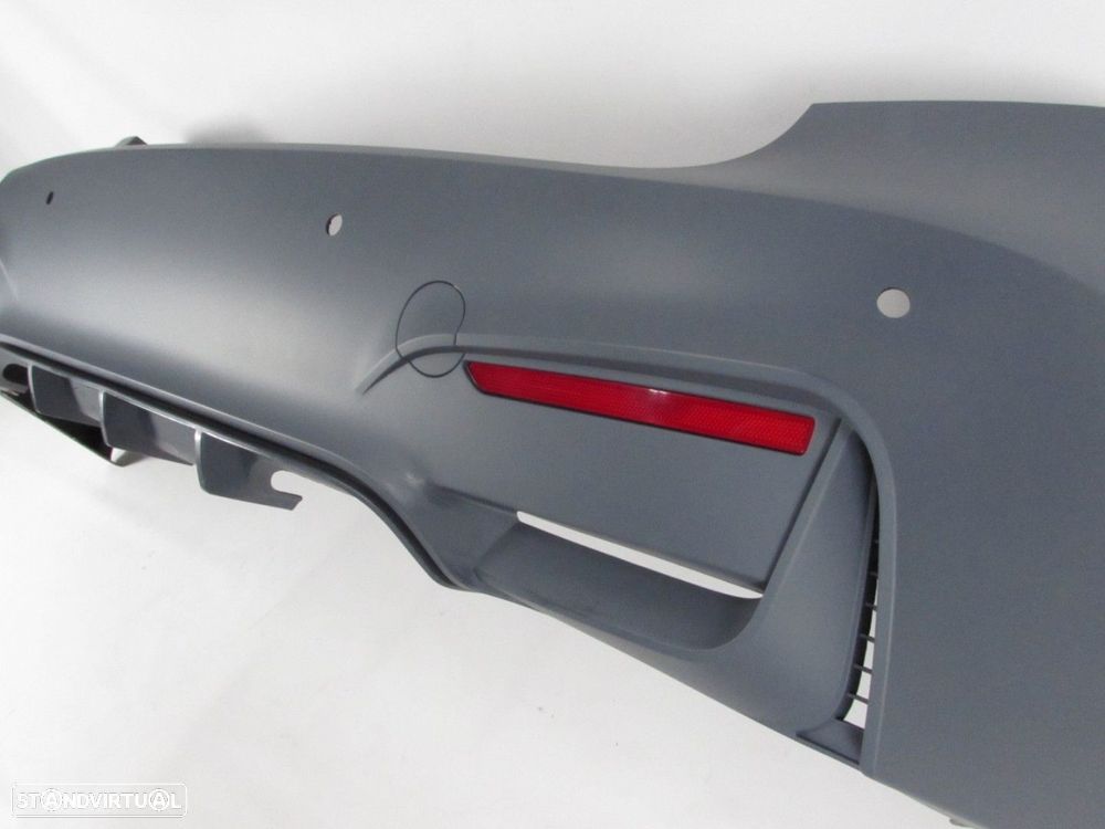 Parachoques Look M3 Trás Novo/ ABS BMW 3 (F30, F80) - 4