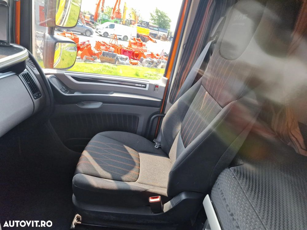 DAF XF 480, 2020, 544.645km, KIT BASCULARE, 28.900 EUR+Tva, Cutie automata+RETARDER 6 trepte, Aer conditionat stationare, anv 70% ok, rezervor 600l, Carte Identitate, Statie radio, Parasolar exterior, faruri ceata,posibilitate leasing 4 ani,28900eur+tva - 31