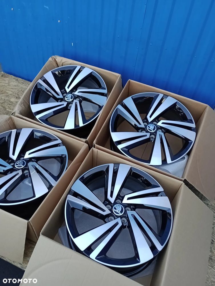NOWE FELGI ALUMINIOWE 5x100 R18 7J ET39 SKODA FABIA KAMIQ RAPID SCALA - 2