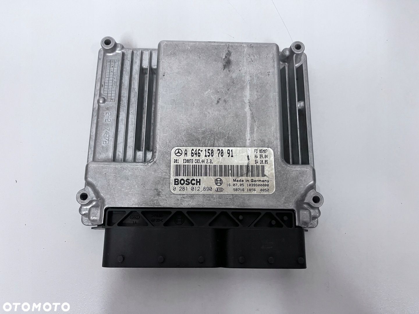 Mercedes w211 a6461507091 komputer silnika 2.2 cdi - 1