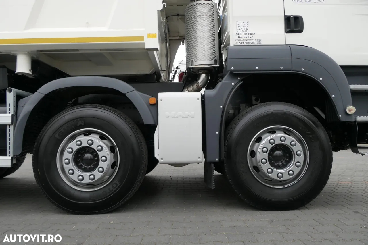 MAN TGS 35.420 / 8x4 / BASCULANTE / HYDROBOARD / EURO 6 / 2018 - 19