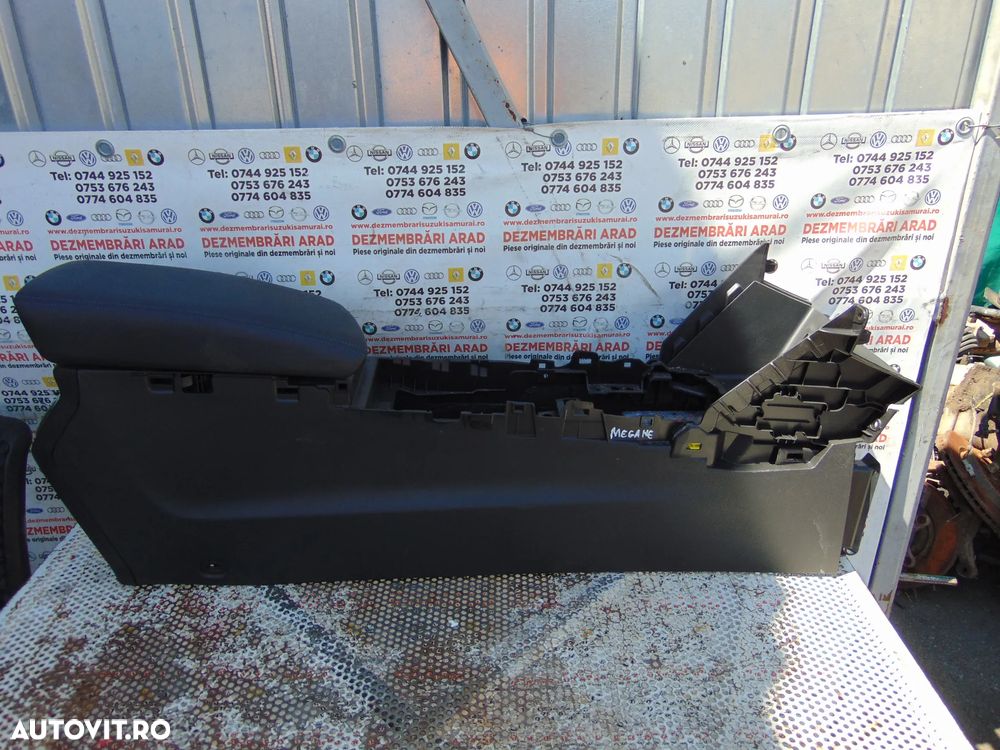 Cotiera Renault Megane 4 an 2016-2024 cotiera centrala consola megaNE 4 - 2