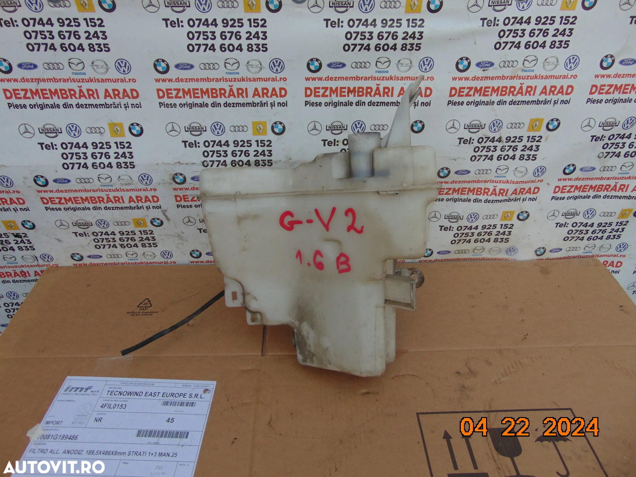 Vas stropgel Suzuki Vitara 2005-2012 vas lichid parbriz suzuki grand vitara 2 - 2