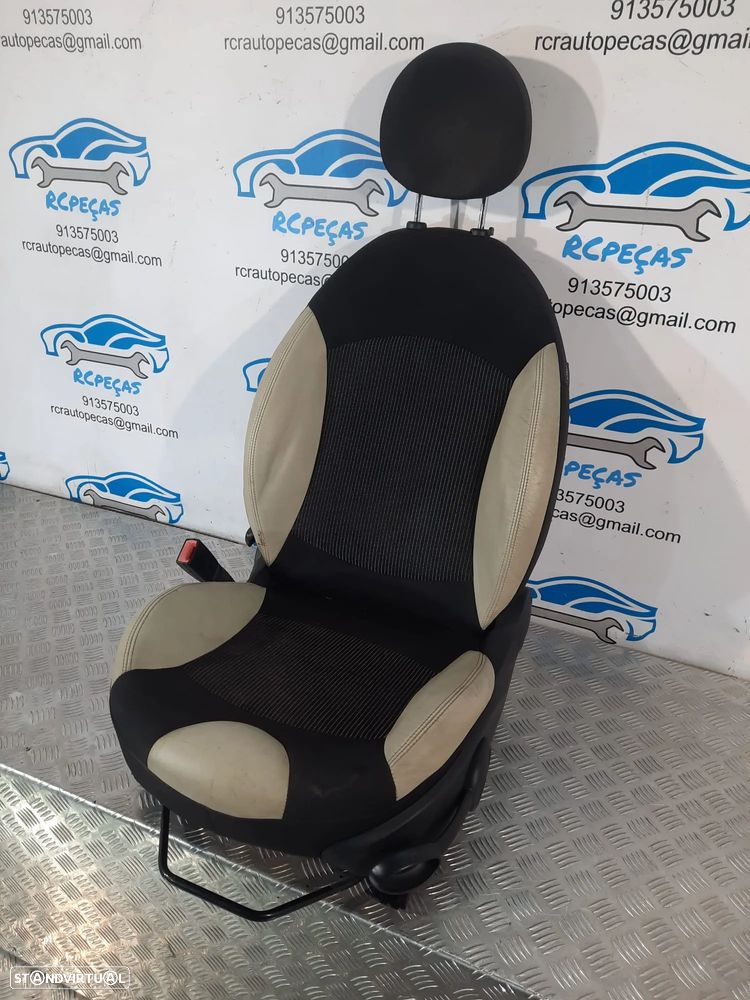BANCOS FRENTE FRONTAL TRASEIRO TRÁS MINI ONE COOPER D S R56 TECIDO PELE AIRBAG ORIGINAL - 10