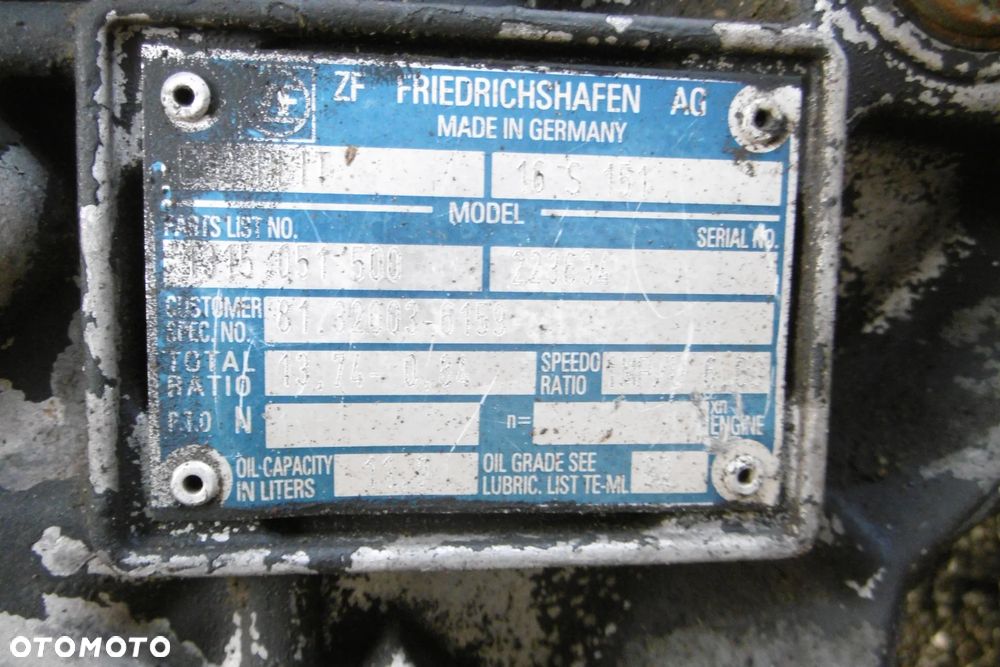 Skrzynia biegów Man F2000 8x4 8x8 16S151 - 4