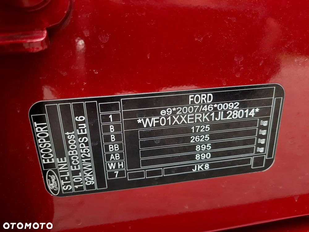 Ford EcoSport 1.0 EcoBoost ST-LINE - 40