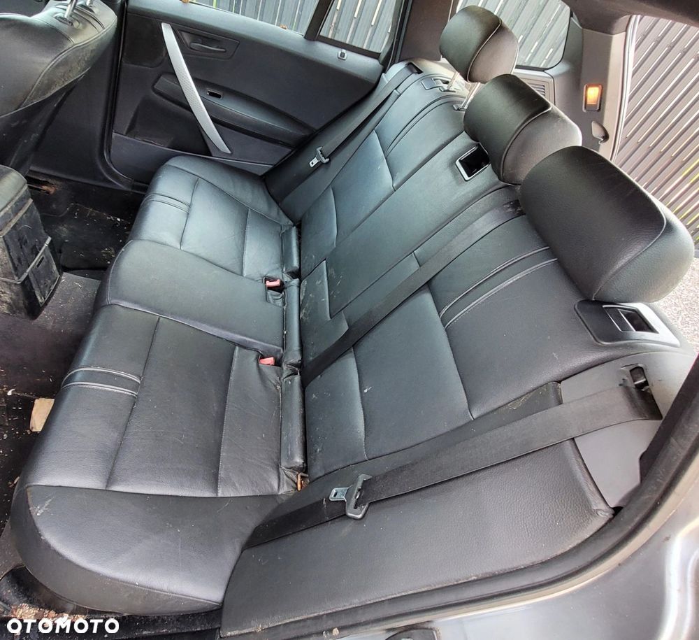 KANAPA TYŁ TYLNA BMW X3 E83 CZARNA SKÓRA - 1