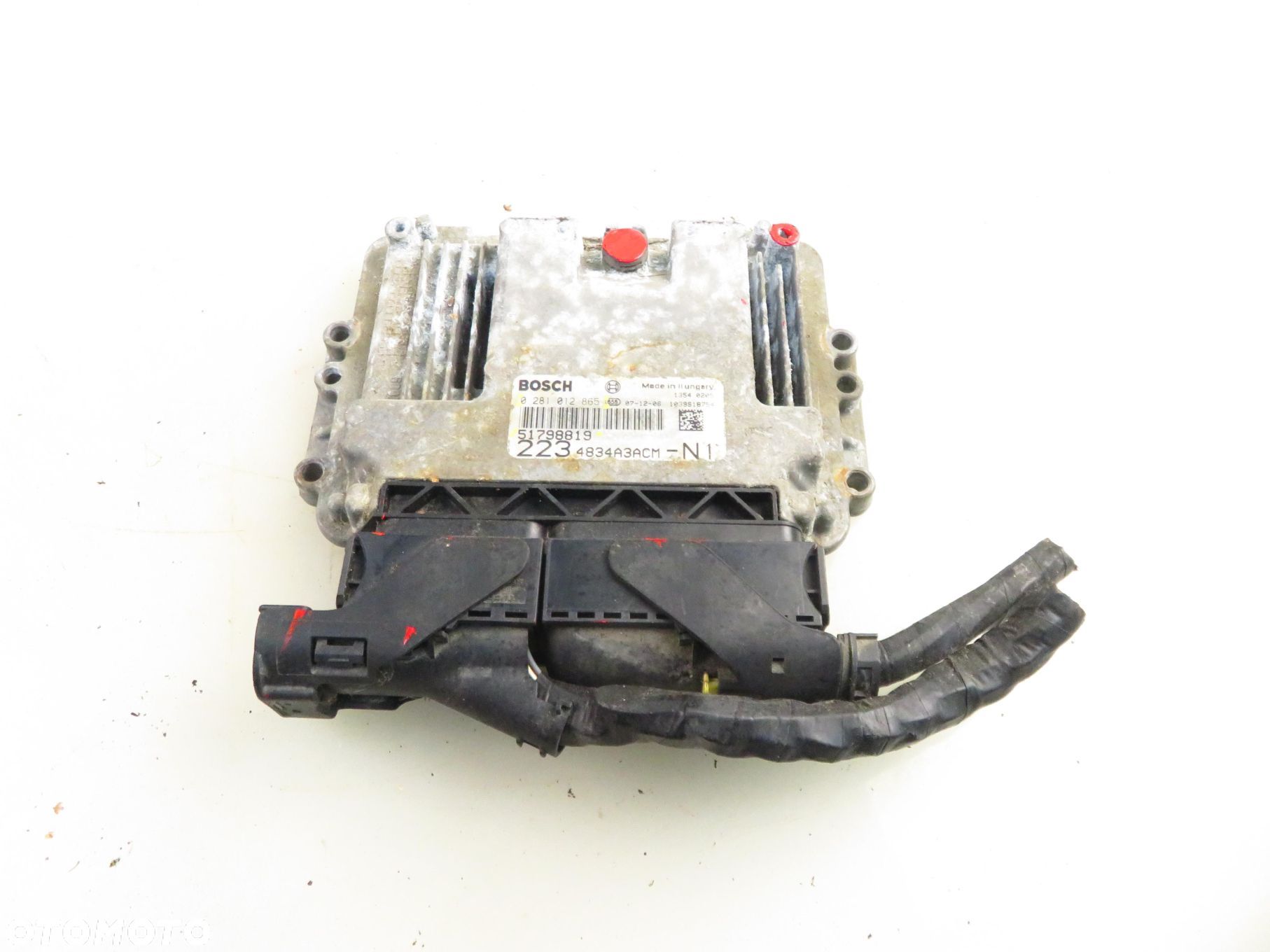 STEROWNIK FIAT DOBLO I Cargo 1.9 JTD 105 - 223 B1.000 51798819 0281012865 - 1
