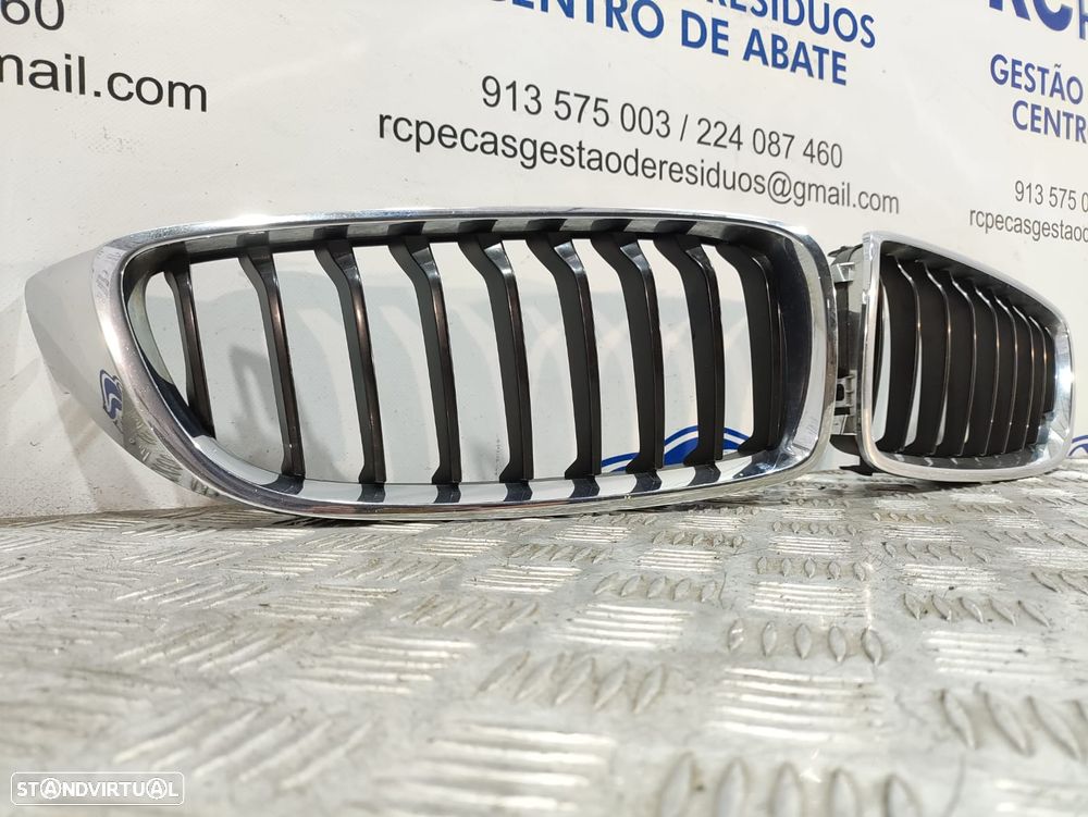 Grelha Frente Frontal Original BMW Serie 4 F32 F33 F36 7294818 7294817 - 3