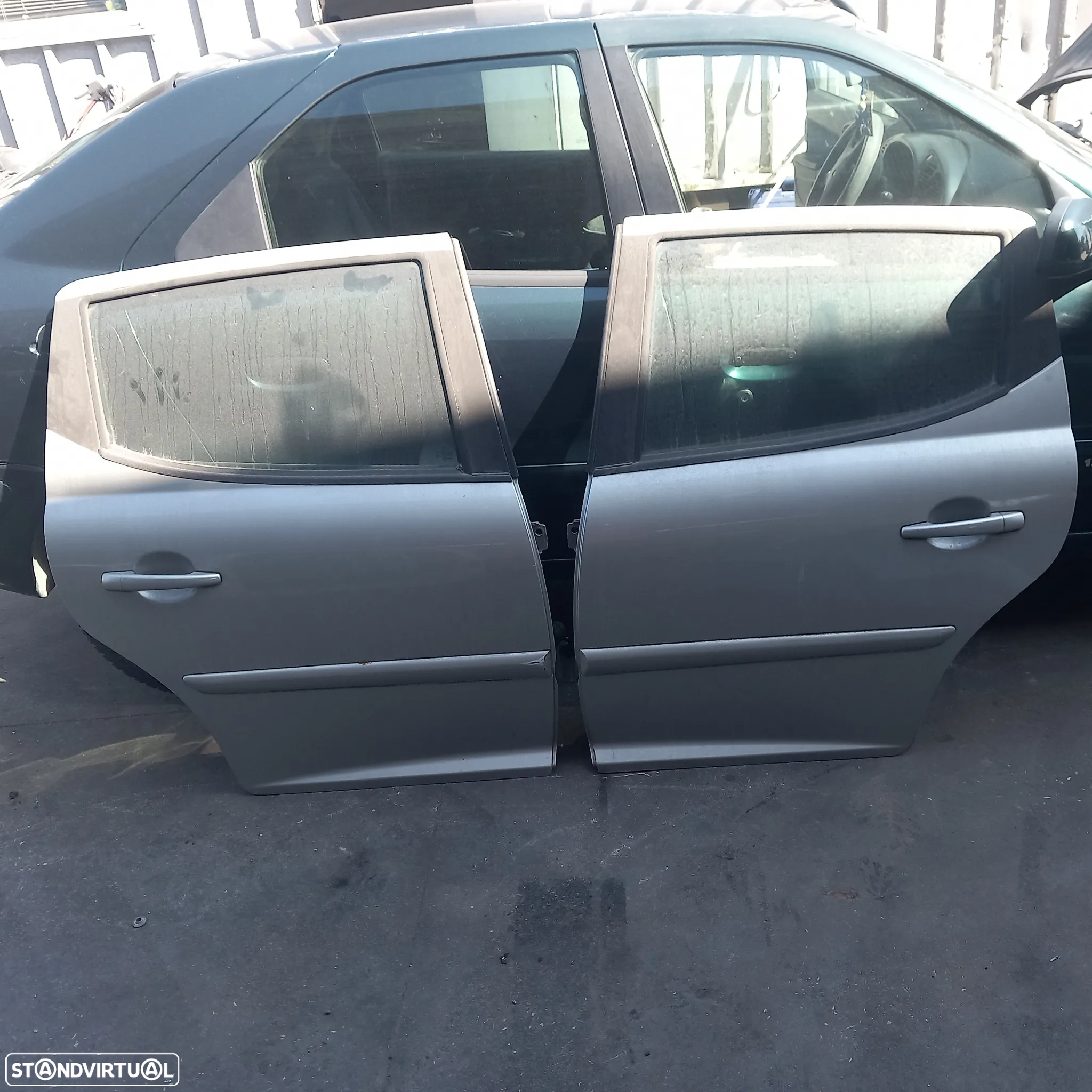 Porta tras completa lado passageiro peugeot 207 sw - 3
