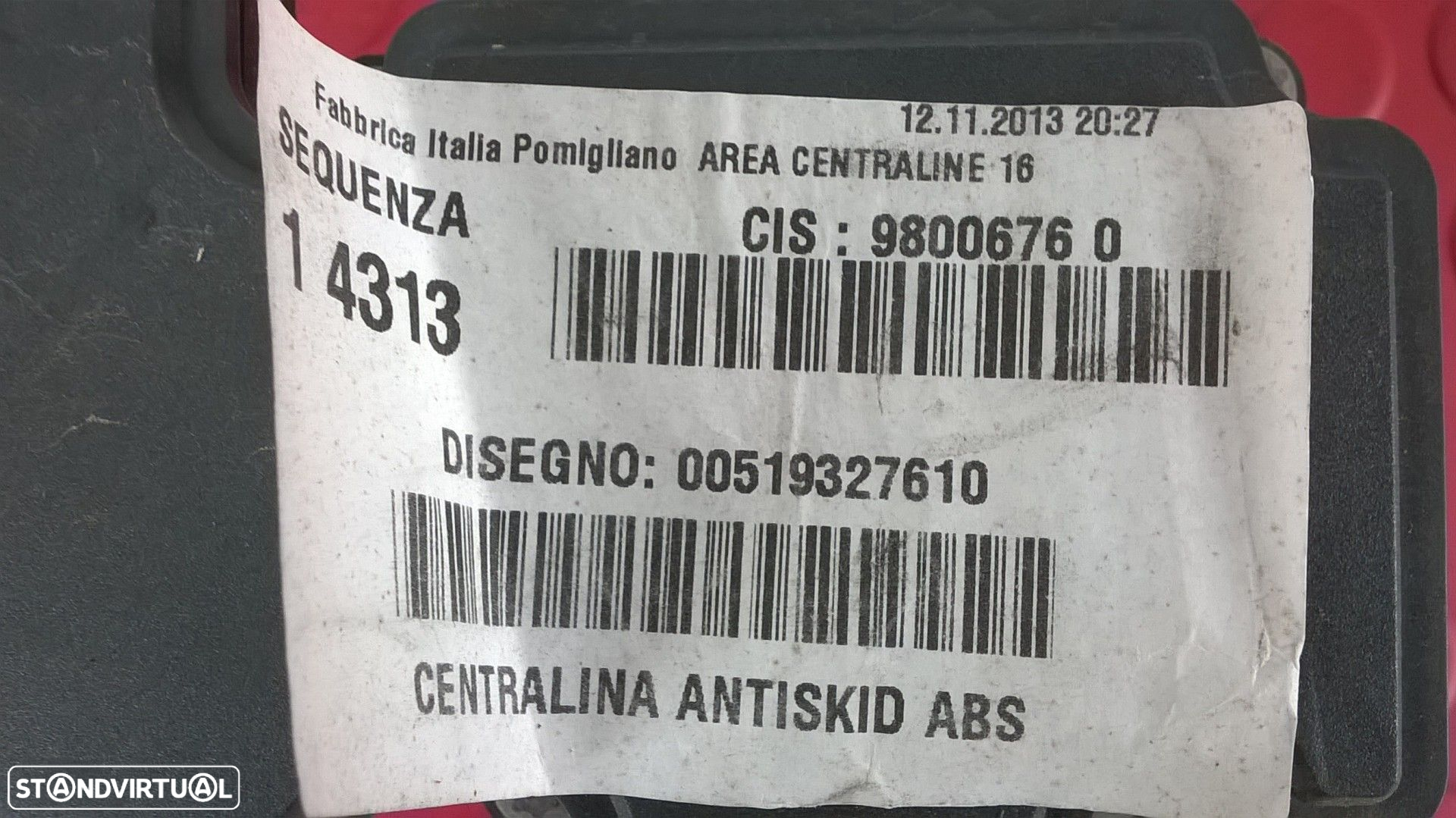 ABS - 00519327610 / 0265260434 / 51932761 / 2265106496 / 0265805007 [Fiat Panda] - 2