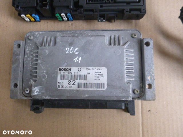 ZESTAW STARTOWY PEUGEOT 206 1.4 8v 0261204712 - 10