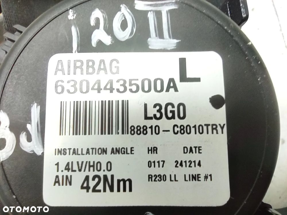 PAS BEZPIECZEŃSTWA 88810-C8010 HYUNDAI I20 II 3 DRZWI COUPE LEWY PRZEDNI ORYGINAŁ - 6