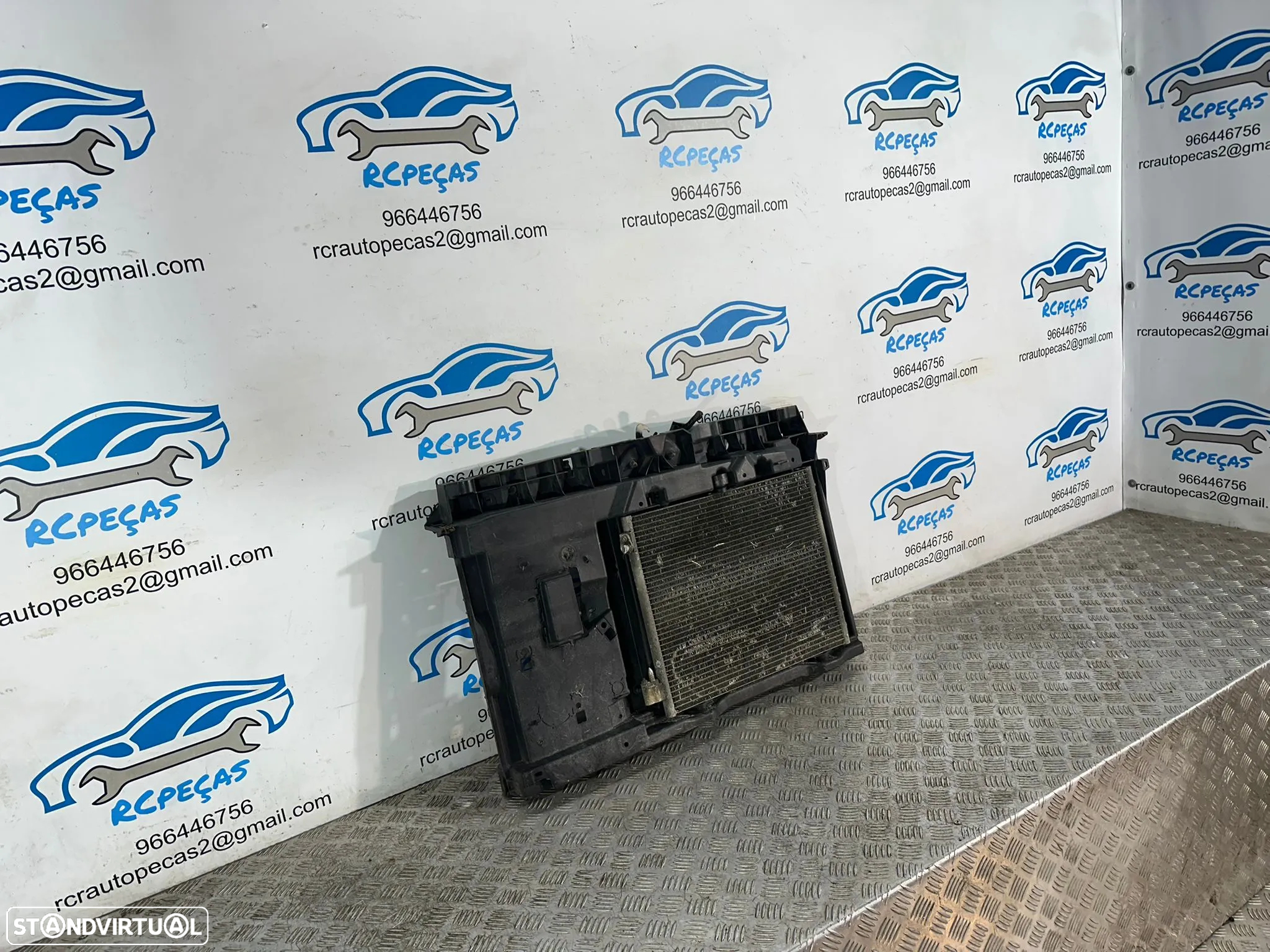 .Frente Fibra Radiadores Termoventilador Peugeot 207 1.4i 2006 - 2009 - 3