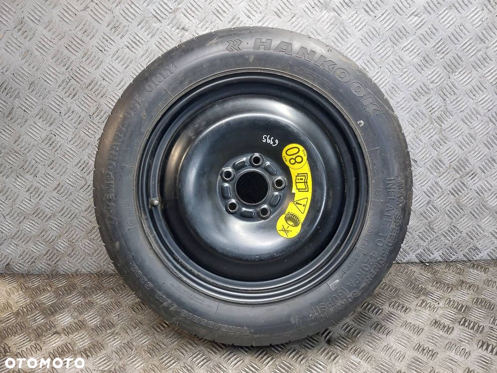 DOJAZDÓWKA 5x108 4Jx16 ET25 FI63,4 125/85R16 FORD FOCUS MK2 1S71MH - 1