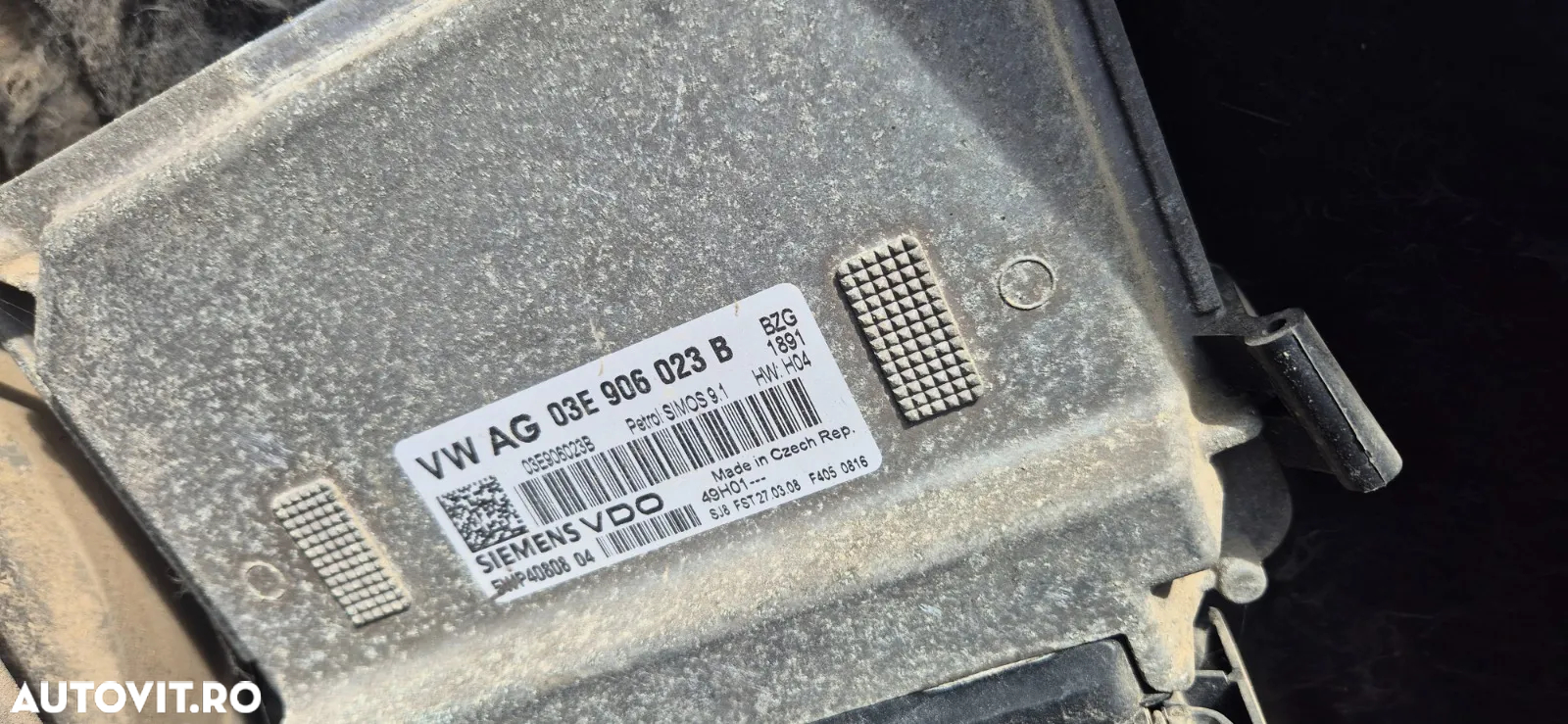 Plansa bord + airbaguri sofer si pasager Skoda Fabia 2 motor 1.2 benzina cod BZG 2008 - 6