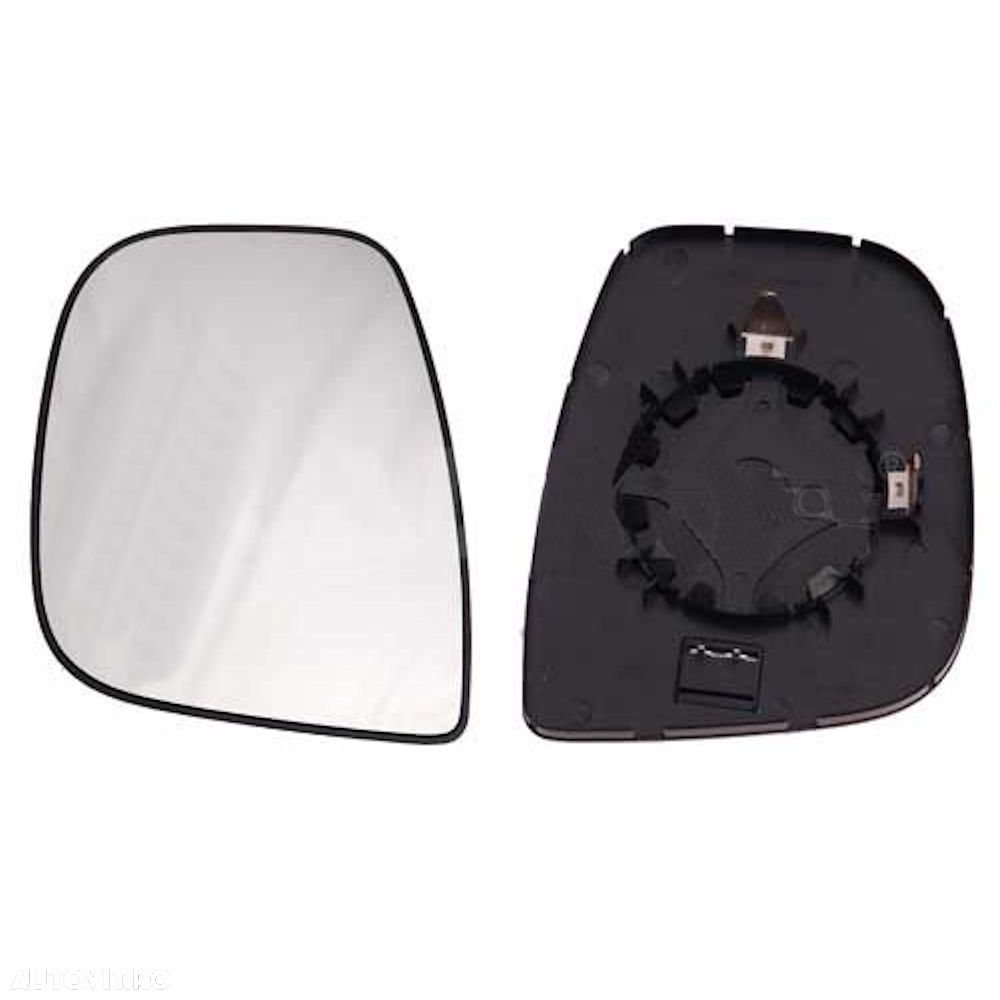 Geam oglinda exterioara Citroen Berlingo, Jumpy/Spacetourer; Opel Combo/Life, Zafira Life; Peugeot Expert/Traveller, Partner/Rifter; Toyota Proace; stanga, crom, convexa, incalzire, numai pentru oglinzi OE - 1