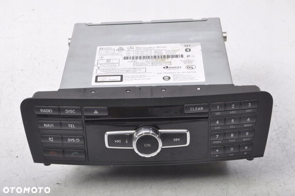 MERCEDES W176 RADIO NAWIGACJA A2469000516 - 1