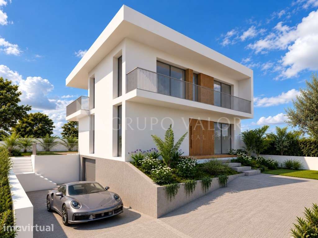 Moradia T4 de Arquitetura Contemporânea com Piscina e Garagem Priva... - Grande imagem: 2/4