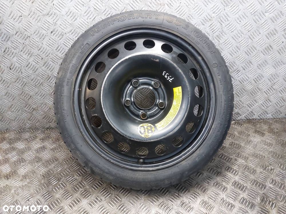 KOŁO DOJAZDOWE DOJAZDÓWKA 5x110 4Jx16 ET41 FI65,1 115/70R16 OPEL ASTRA H - 1