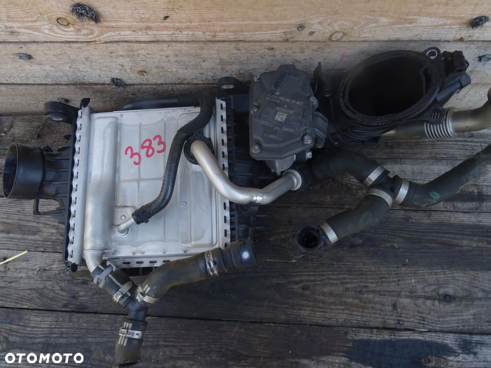 CHŁODNICA POWIETRZA INTERCOOLERA A6540904601 MERCEDES W206 W254 GLCPRZEPUSTNICA A6540900070 PRZEWÓD RURA POWIETRZA A6540904900 - 1