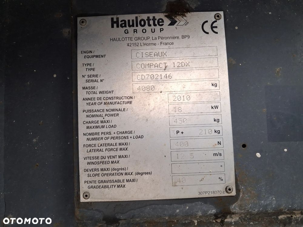 Haulotte Compact 12 DX - 13