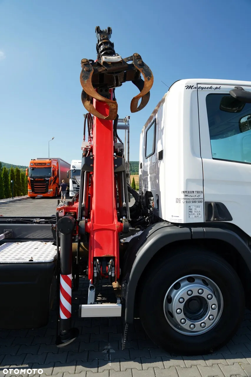 Scania P 280 / 4X2 / SIŁOWNIK DO WYWROTU /  + HDS PALFINGER C70Z73 / UDŹWIG 1 700 KG / MAX WYSÓW 7 M / STEROWANIE RADIOWE / EURO 6 - 20