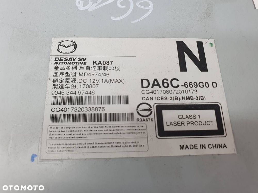 CZYTNIK NAWIGACJI MAZDA CX-3 DK DA6C-669G0D ORYGINAŁ - 3
