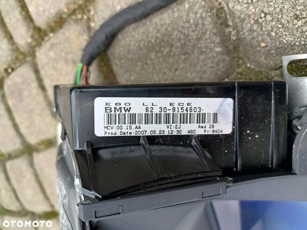 Wyświetlacz przezierny rzutnik Headup display BMW E60 E61 9154603 - 2