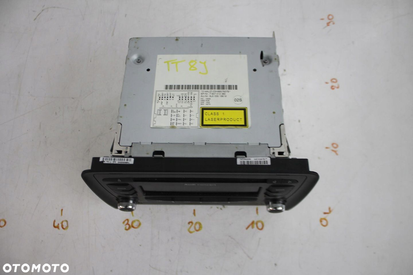 RADIO AUDI CONCERT FABRYCZNE 8J0035186M AUDI TT 8J - 2