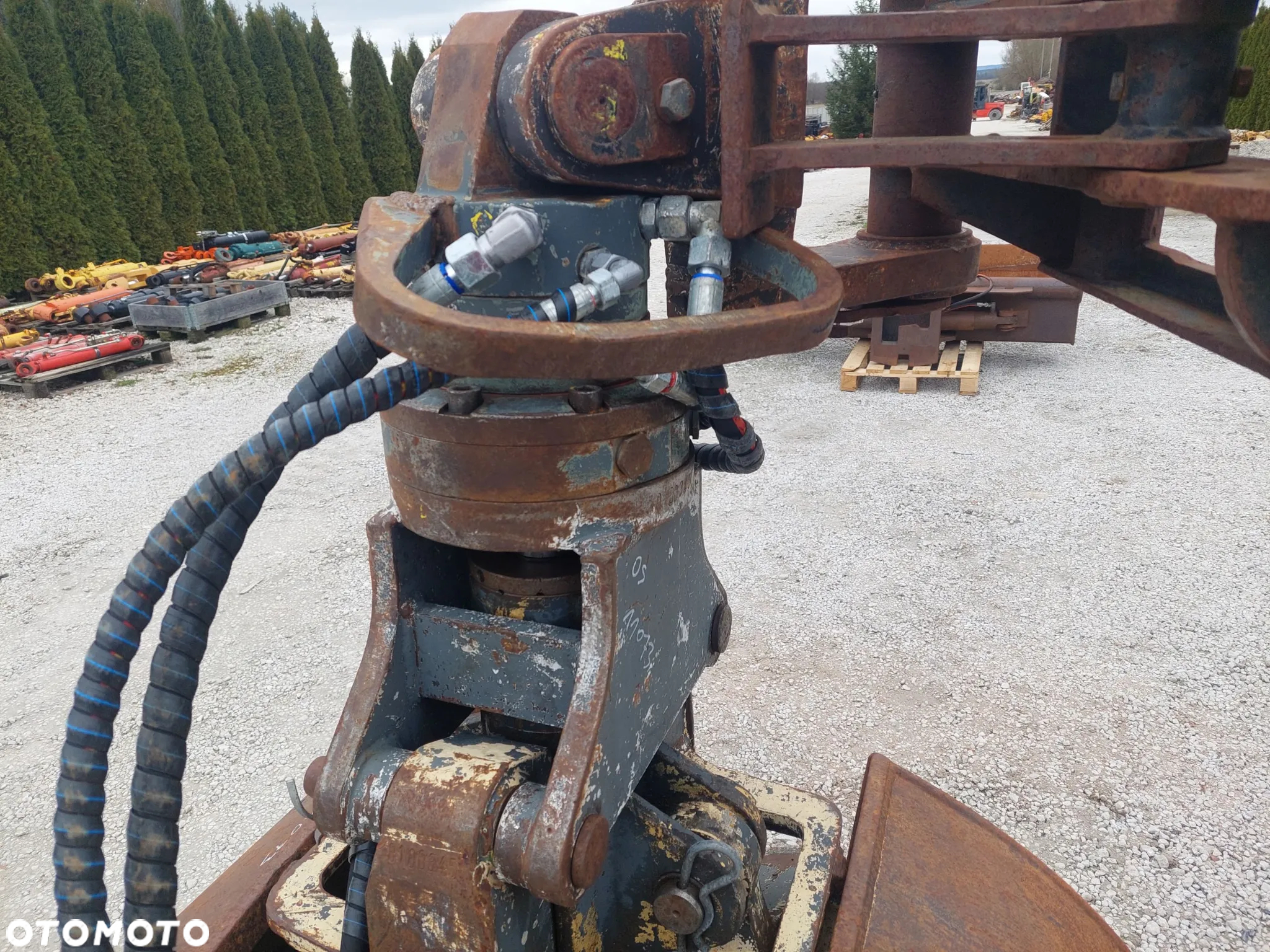Łyżka chwytakowa, chwytak obrotowy rotor rotator koparki na szybkozłącze Nado SK 15 20 Komatsu PW PC 130 138 140 148 160 180 210 - 15