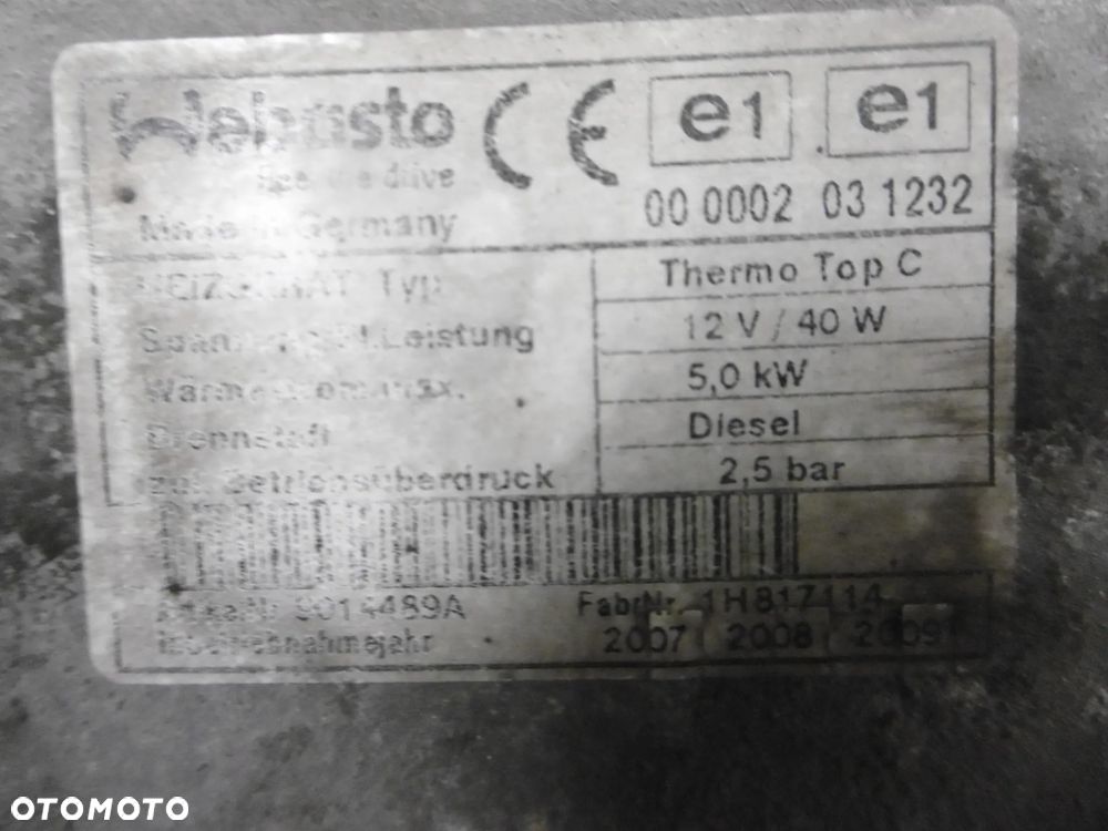 WEBASTO NAGRZEWNICA DMUCHAWA TRAFIC VIVARO PRIMASTAR - 2