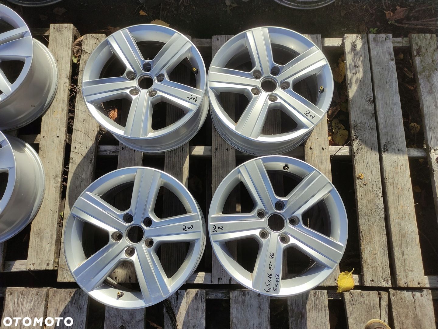 VW GOLF VII 7 FELGI ALUMINIOWE 16 5x112 ET46 5G0601025BP - 1