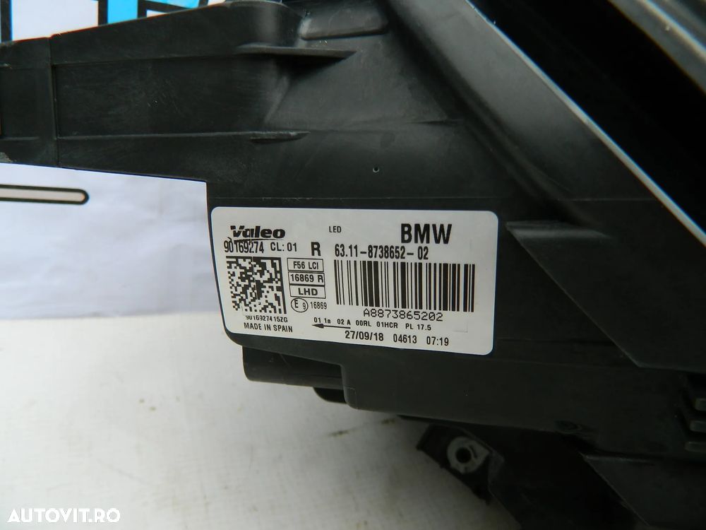 Far dreapta LED MINI Cooper F54 F55 F56 F57 LCI Facelift cod 6311-8738652 - 3