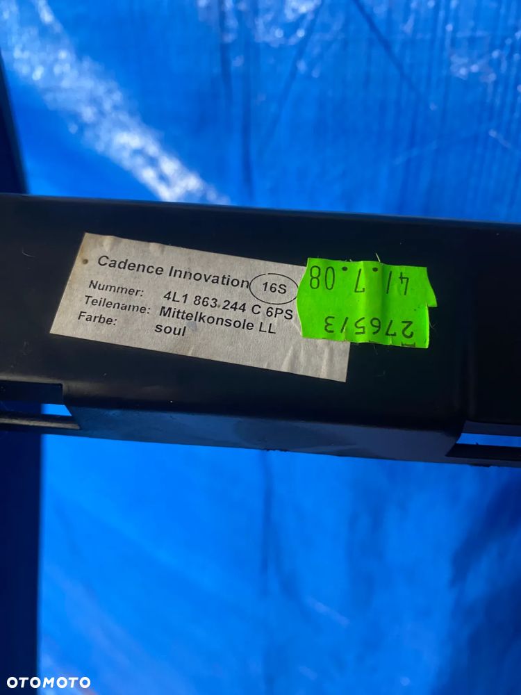 TUNEL ŚRODKOWY AUDI Q7 4L CZARNY 4L1863244C  EUROPA - 6