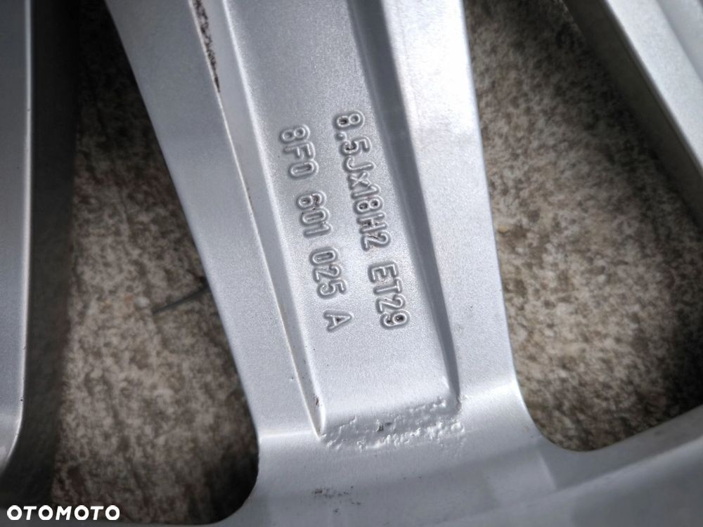 FELGA ALUMINIOWA AUDI VW SEAT SKODA 8.5J R18 ET29 8F0601025A K*12* OK - 9