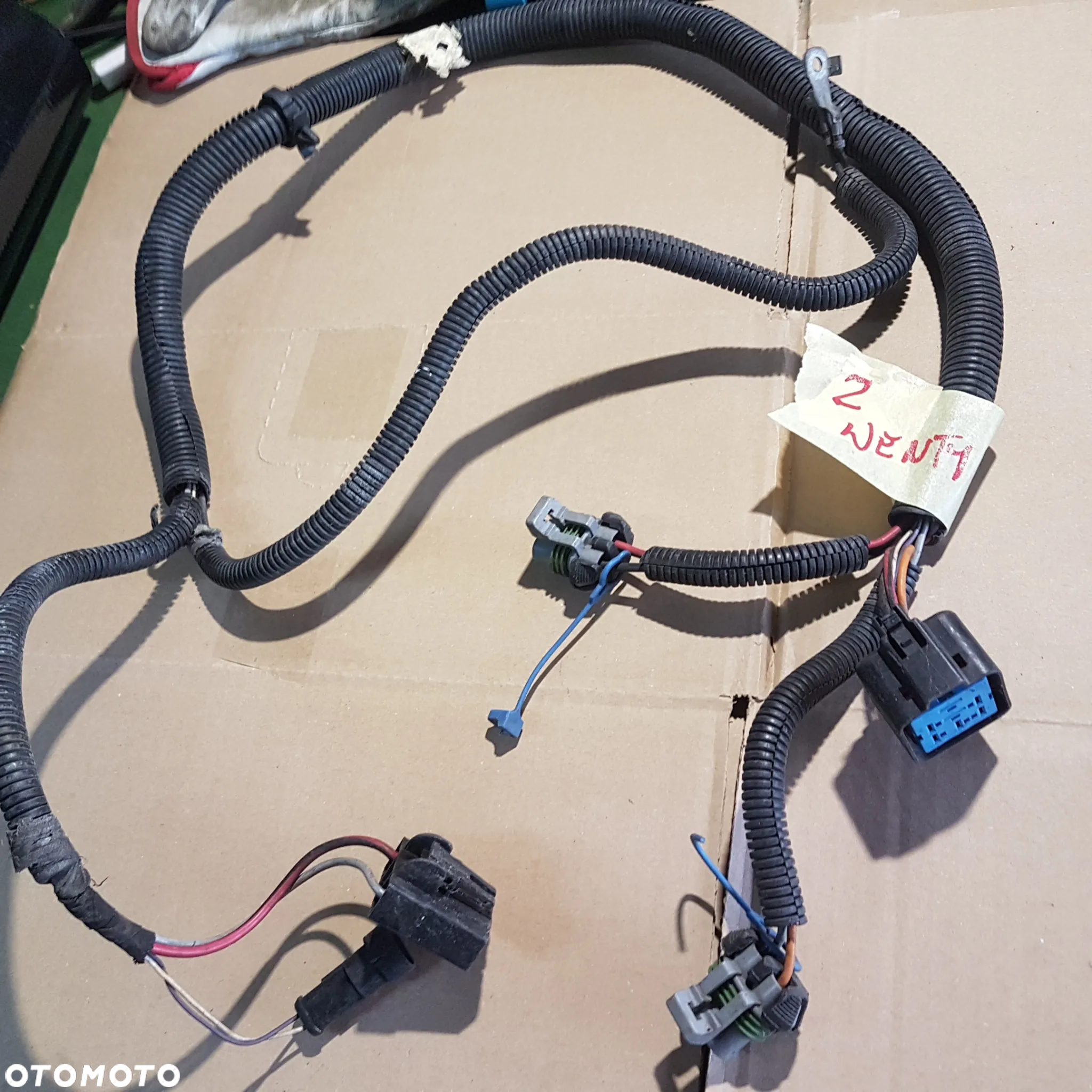 wiązka przewodów kostka instalacja elektryka wentylatora punto doblo panda uno bravo brava multipla marea grande punto evo 500 mito - 12