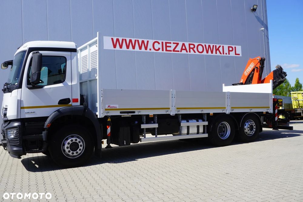 Mercedes-Benz Arocs 2536 6x2 / 200 tys. km / HDS Fassi F195 / Rotator / Pilot / Platforma 17 EPAL - 3