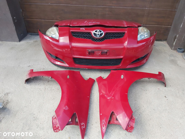 Toyota Auris I kompletny przód zderzak maska 3j6