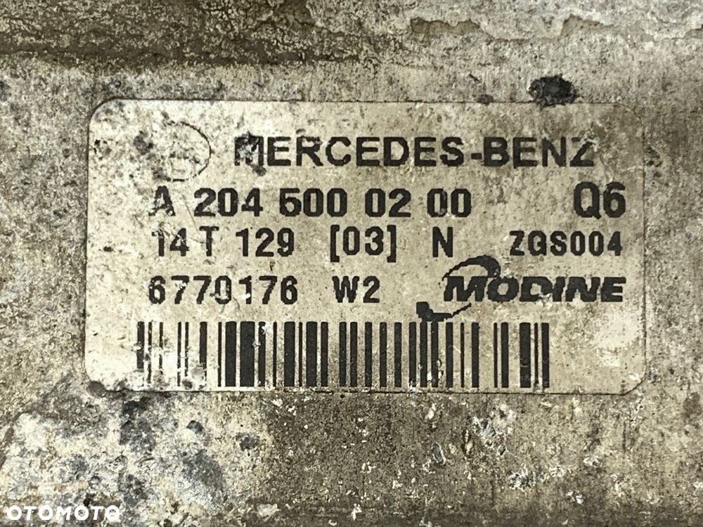 INTERCOOLER  MERCEDES-BENZ KLASA E (W212) 2009 - 2016 E 250 CDI / BlueTEC (212.003, 212.004) 150 kW - 4